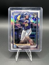 2024 Bowman Draft Chrome REFRACTOR BDC-150 Juan Baez, Milwaukee Brewers
