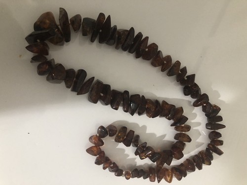 Vintage Genuine Polished Amber Necklace - 88g Circa 1960’s - Picture 5 of 7