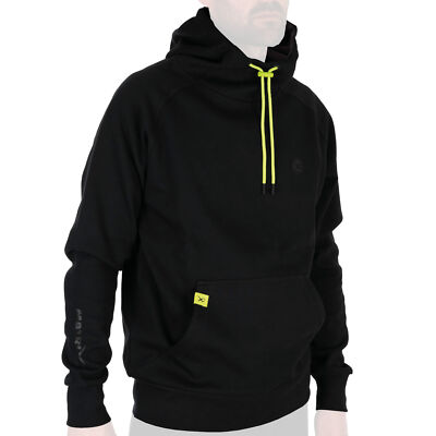 Fox Matrix Pullover für Angler, Hoody Black/Lime (Black Edition), Angelpullover
