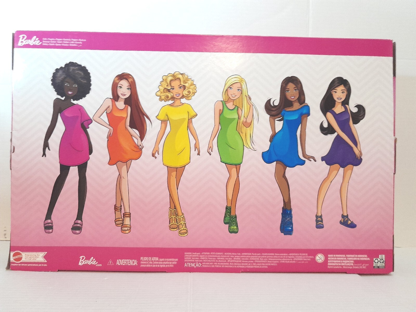 NEW Barbie Matel Rainbow Doll 6 Pack Incl six dolls