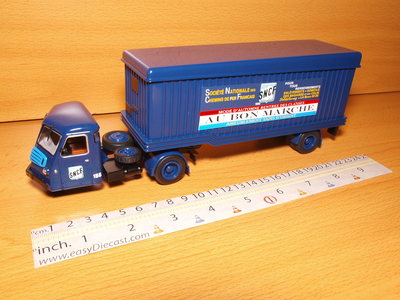 F.A.R. FAR TYPE CM 75 1:43 SNCF TRUCK & TRAILER ALTAYA SEMI TRAILER