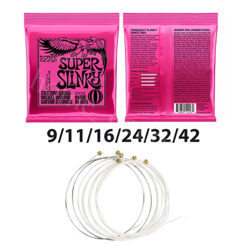 3/6Pack Electric Guitar Strings Slinky For Ernie Ball 2221(10-46) 2223 (9-42) - Picture 2 of 28