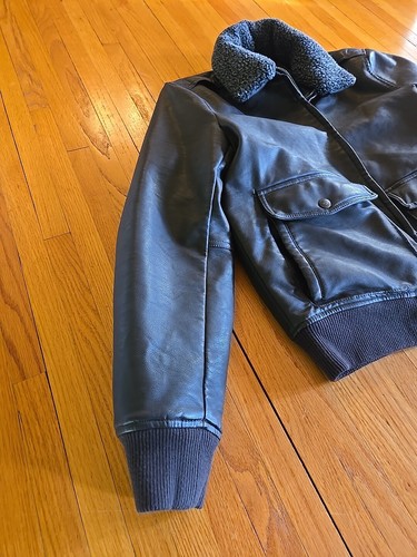 Mens Dockers Bomber Classic Fit Jacket Size Small - Dark Brown - Picture 4 of 8