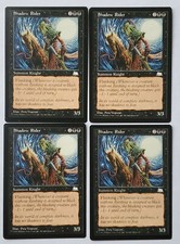 Magic The Gathering Card Summon Knight Shadow Rider Flanking 4 Count