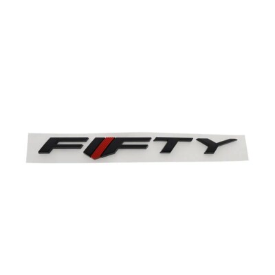 Fifty Black Fender Side Trunk Emblem Badge for Camaro Fifty Edition Anniversary