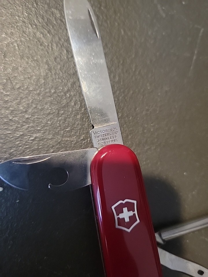 Victorinox Compact Red Swiss Army Pocket Knife Made In Switzerland eBay