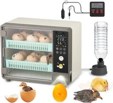 Incubators for Hatching Eggs, Egg Incubator with Automatic Egg Turning and Humid