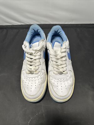 2002 Nike Air Force One 1 Low B Size 9.5 White Columbia Blue