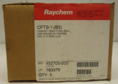 RAYCHEM CFTS-1-(B5) CABINET FEED THRU SEAL MIN RANGE: 0.17'' MAX RANGE: 0.43''