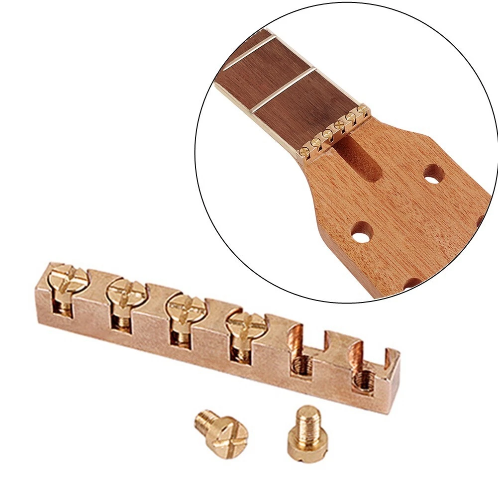 10g Guitar Nut 1pcs 43 X 5 X 7.4MM Height Adjustable Durable Hot