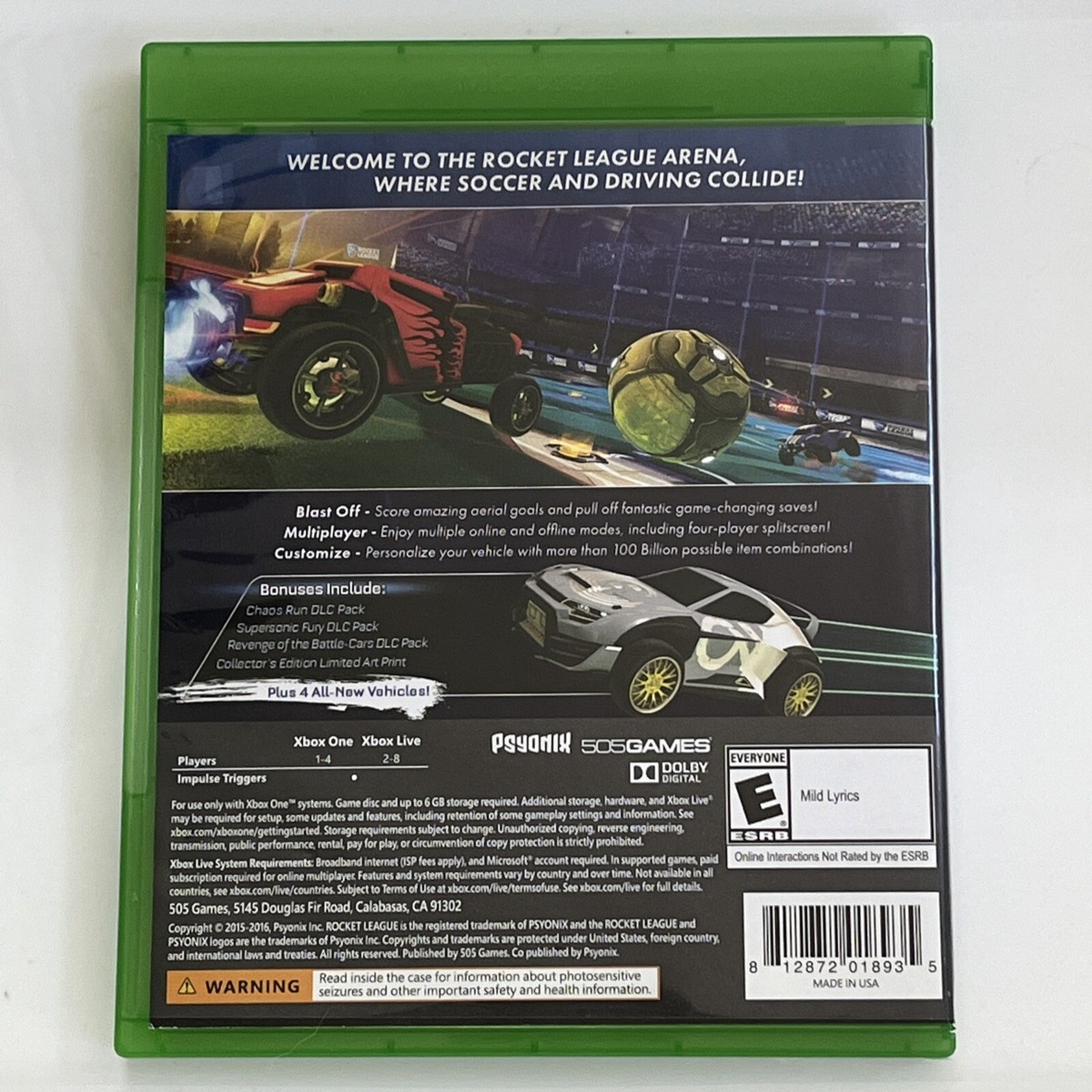 Rocket League - Microsoft Xbox One - Collector's Edition