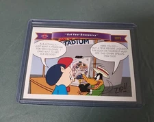 1991 Upper Deck Reggie Jackson Get Your Souvenirs Comic Ball 2 Looney Tunes #175