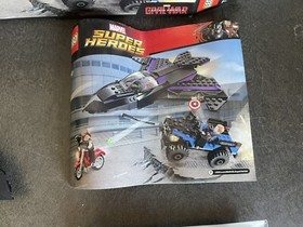 Lego 76047 Marvel Black Panther Pursuit Super Hero Civil War - Not Complete READ