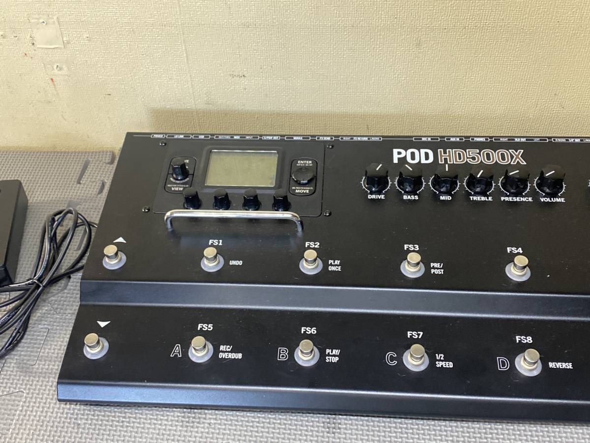 Line6 POD HD500X Multi-Effects Guitar Used Pedal - International