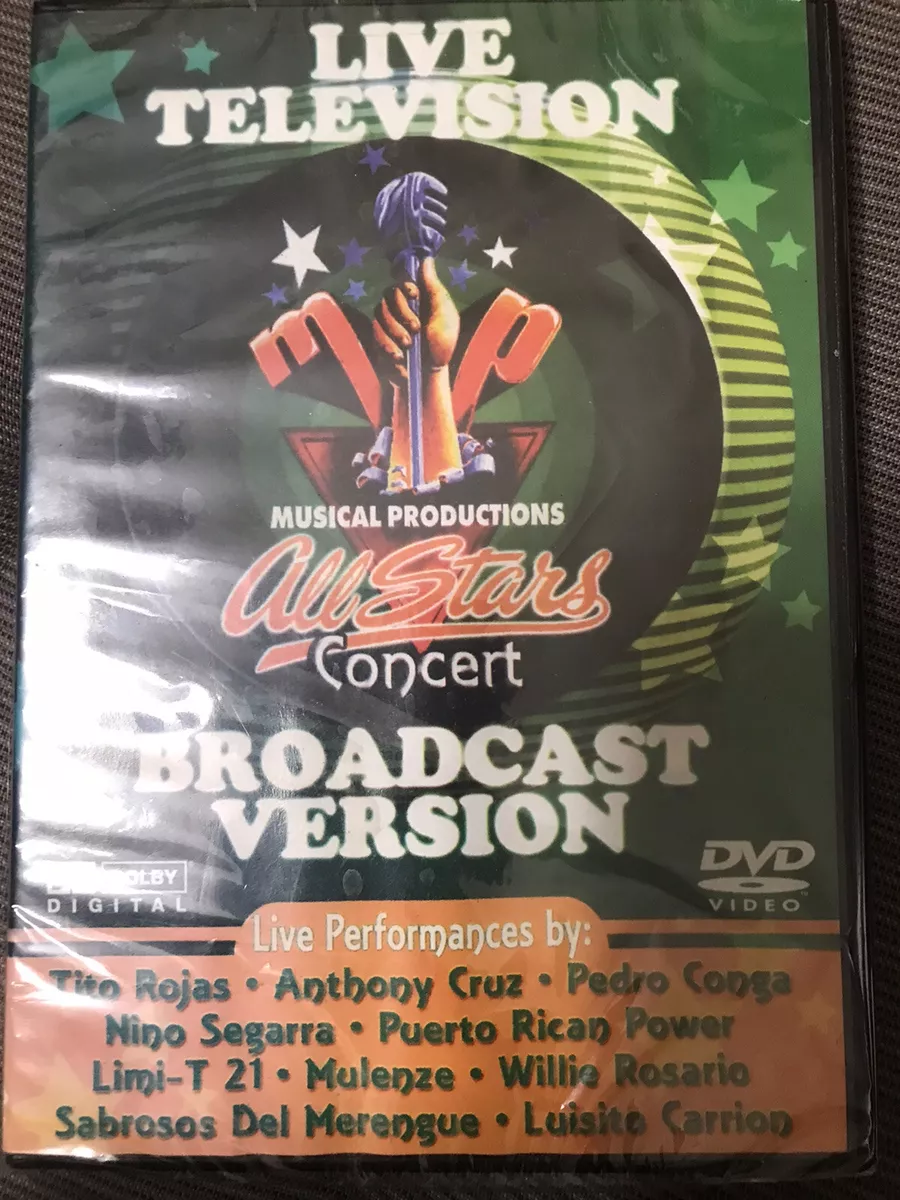 Mega Rare Dvd Live Television Musical Productions All Stars Concert Anthony  Cruz