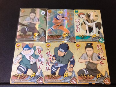 Asuma Sarutobi 6 Card Naruto Shippuden Trading Card Anime CCG