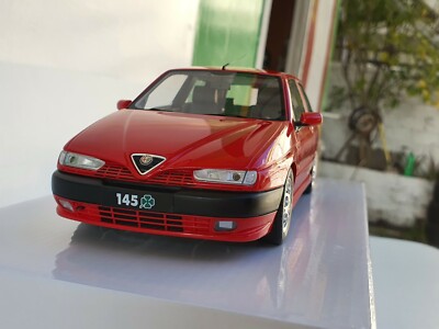1:18 Alfa Romeo 145 Quadrifoglio Verde Red By Otto Mobile 1:18 Alfa Romeo 145 Quadrifoglio Verde Red By Otto Mobile