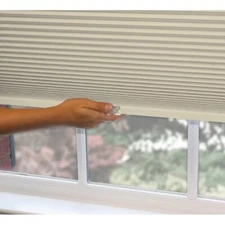 DEZ Furnishings QEWT510480 Cordless Blackout Cellular Shade 51W x 48L In White