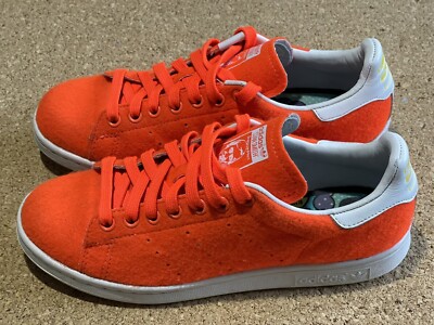 Adidas Stan Smith Pharrell Williams Orange Trainers B25389 Size