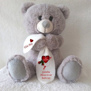 teddy bear with blanket