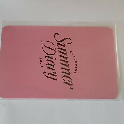 BLACK PINK OFFICIAL 2021 SUMMER DIARY KTWON4U preorder benefits