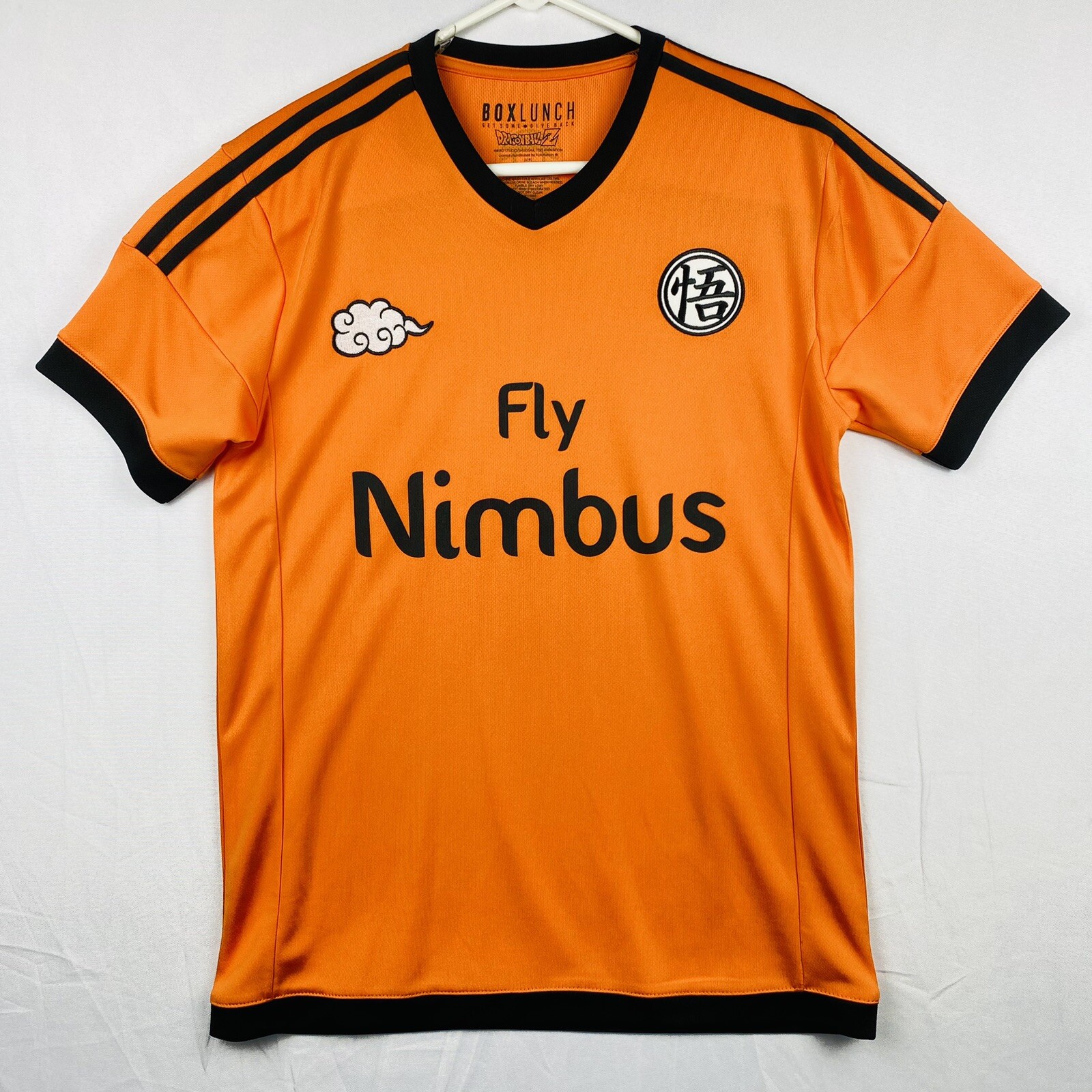 BOX LUNCH DRAGON BALL Z Goku FLY NIMBUS JERSEY Adult … Gem