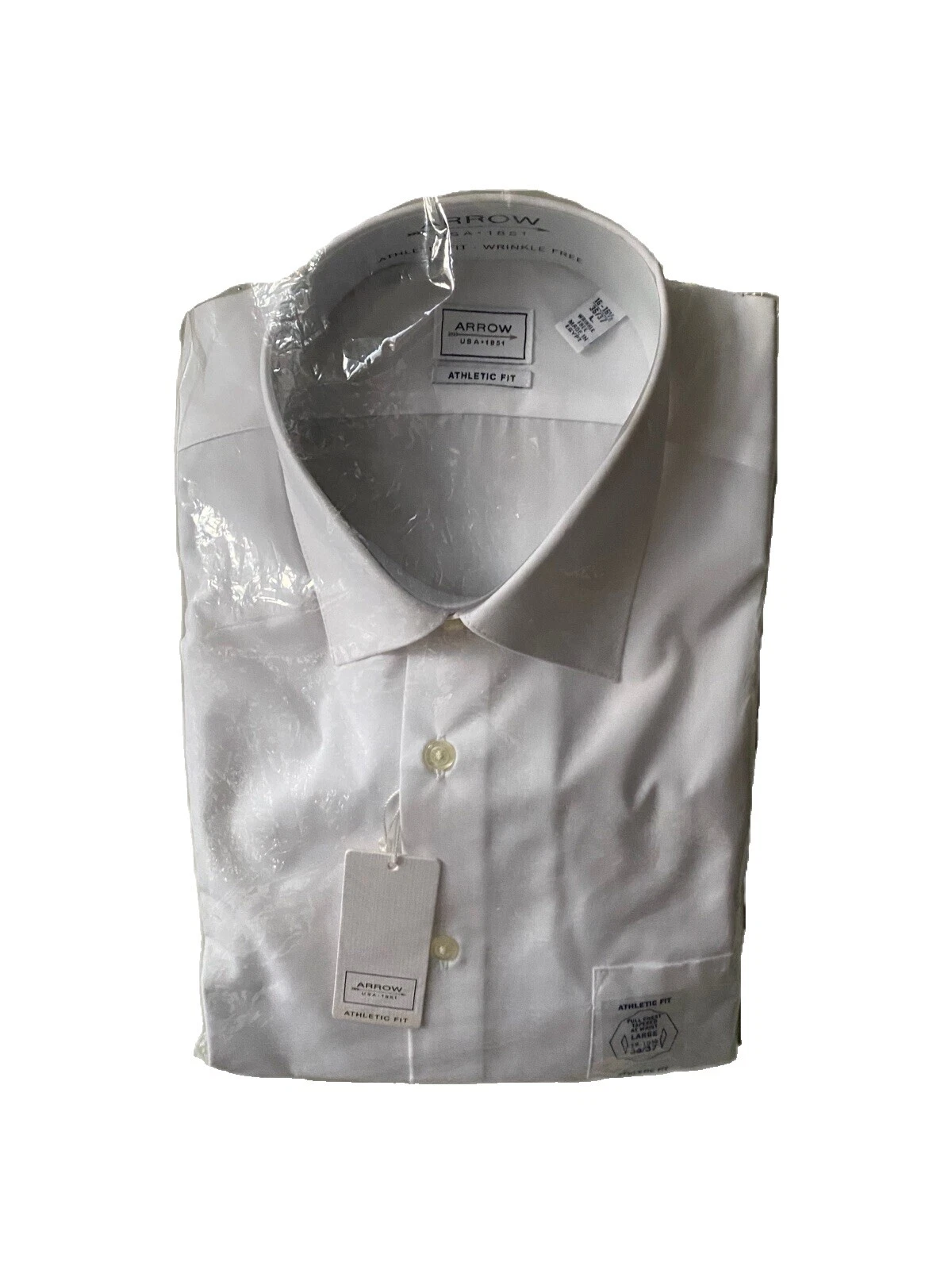 Botón Casual sólido Poliéster Arrow-Down Shirts for Men