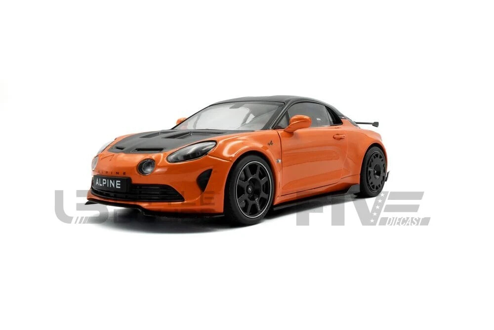 Solido 1801629 Alpine A110 Radicale orange cobalt échelle 1:18 voiture miniature en métal