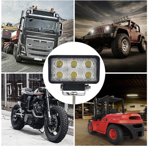 10 X LED Arbeitsscheinwerfer18W Rückfahrscheinwerfer Scheinwerfer 12V 24V IP67 - Bild 12 von 12