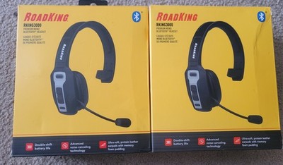 Lot Ofv2 RoadKing RKING3000 Mono Bluetooth Headset  Good Condition