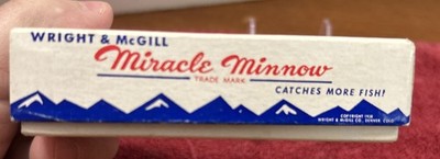 Leurre De Pêche Vintage Wright & McGill Jointed Miracle Minnow 1 1/2 Pouces – Frog