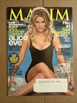Maxim Magazine April 2010 Alice Eve