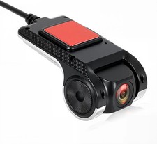 Car Dash Cam with Free 64GB TF Card, USB Dash Cam for Android Car Radio Mini Veh