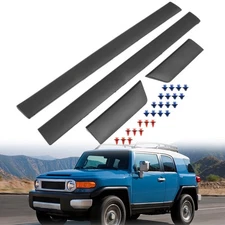Set of 4 Driver & Passenger Door Lower Molding for Toyota 2007-2014 FJ Cruiser