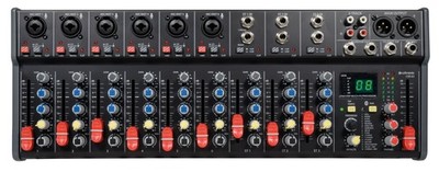 Rackmontage Mischpult 9 Kanal mit DSP+BT