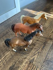 Lot Of 3 Breyer Horses Vintage Good Shape Collectibles Rare