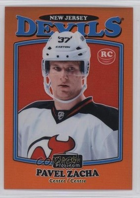 2016-17 O-Pee-Chee Platinum Retro Orange Rainbow 38/49 Pavel Zacha Rookie RC ah2