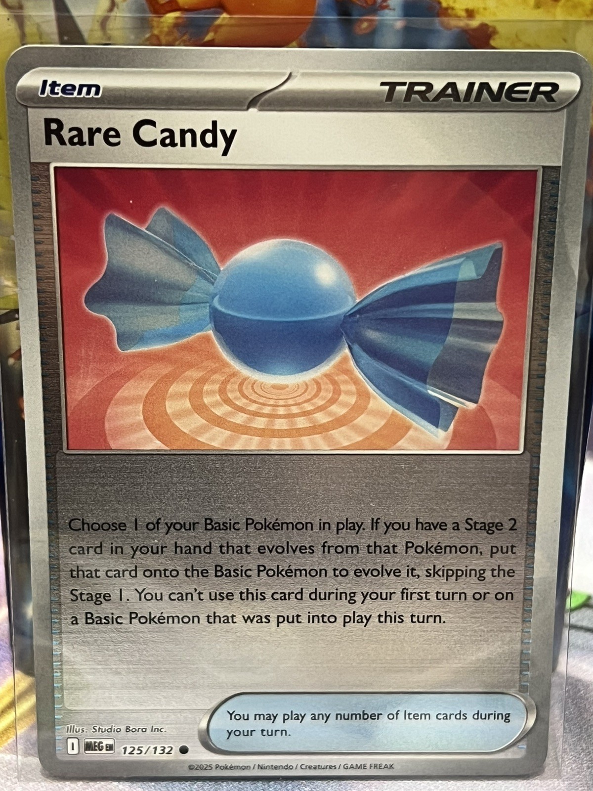 Rare Candy 125/132 ME01: Mega Evolution Reverse Holo NM