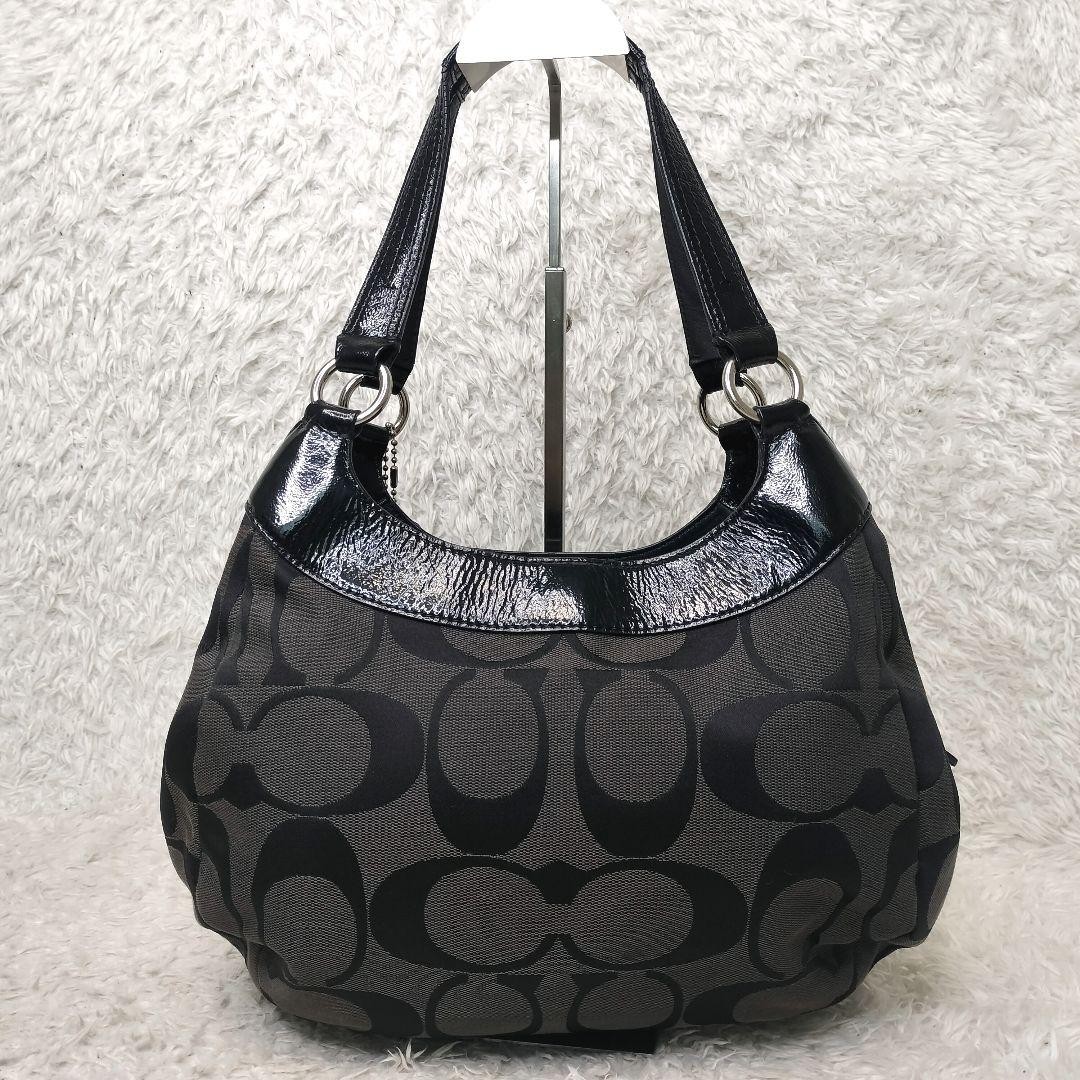 COACH Signature Hobo Shoulder Bag Y2K from Japan - Gem