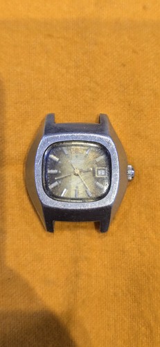 Vintage Orient Automatic 49740 Movement & Case For Parts / Repair - 21J Japan