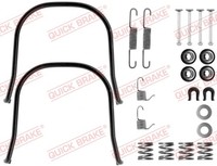 ZubehöRsatz Bremsbacken Quick Brake 105-0633 FüR Nissan B12 Sunny Alfa 2 N13 1 3
