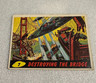 1962 Original Topps Mars Attacks Card #7 DESTROYING THE BRID