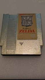 NINTENDO NES GAME - THE LEGEND OF ZELDA (NES-ZL-USA) - WORKING/GOLD VERSION