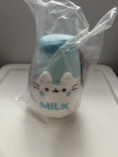 Pusheen the Cat Gund 6'' Blue Milk Bottle Plush Toy 2025 Claire’s Exclusive NWT