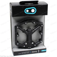 Crank Brothers Stamp 1 Platform MTB Mountain Bike Pedals v2 Large Black