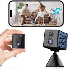 2025 Upgraded 4K Security Camera, 5Ghz Wifi Indoor Camera, Home Security Camera