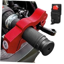 Motorcycle Locks Anti Theft - Motorcycle Lock Heavy Duty for Grip Lock Red