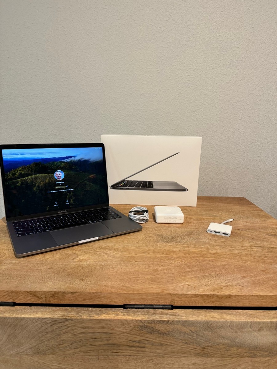 MacBook Pro 13” 2018 i5 16GB 512GB SSD LOW 95 CYCLES Bundle | eBay