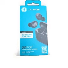 JLab - GO Air POP True Wireless In-Ear Headphones - Black