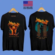 Judas Priest Shield Of Pain Tour 2025 Winged Demon Two Sided T-Shirt Fastship